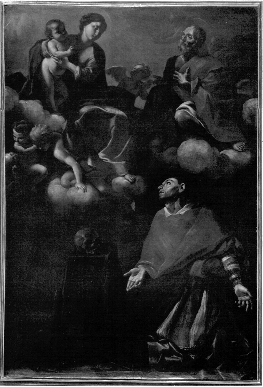 200-Giovanni Lanfranchi-Madonna con Bambino tra San Giuseppe e San Carlo -Varese  